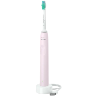 Электрическая зубная щетка Philips Sonicare 2100 Series Розовый - Для взрослых | Колебательные | Средняя | Вытянутая
