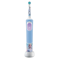 Электрическая зубная щетка Braun Oral-B Vitality PRO Kids Frozen Голубой - Для детей | Возвратно-Вращательные | Экстра-мягкая | Круглая