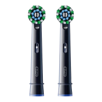 Насадка для электрической зубной щетки Braun Pro Cross Action Чёрный - Для взрослых | Круглая