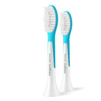 Насадка для электрической зубной щетки Philips HX6042/90 Белый | Голубой - Для детей | Мягкая | Вытянутая