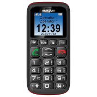 Мобильный телефон Кнопочный MaxCom MM428L Чёрный - 1.8