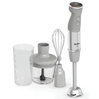 Погружной блендер Tefal Quickchef+ HB673B30 Серый - 1000 Вт | 0.5 л | Металл, Пластик