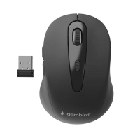 Mouse Gembird MUSW-6B-01 Negru - Optical | 1600 dpi | Fără fir