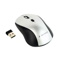 Mouse Gembird MUSW-4B-02-BS Negru/Argintiu - Optical | 1600 dpi | Fără fir