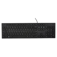 Клавиатура DELL KB216 Мембрана Черный - Проводное | Английский,Русский