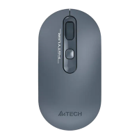 Mouse A4Tech FG21 Albastru - Optical | 2000 dpi | Fără fir