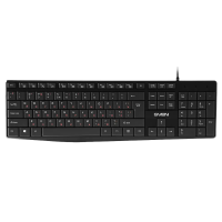 Tastatură SVEN KB-S305 Membrană Negru - Cu fir | Engleza,Rusă