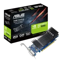 Видеокарта ASUS GeForce GT 1030 Silent Low Profile - 2ГБ | PCI-E 3.0 x16