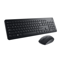 Клавиатура и мышь DELL KM3322 Мембрана Черный - Беспроводное | Русский
