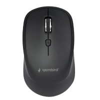 Mouse Gembird MUSW-4B-06 Negru - Optical | 1600 dpi | Fără fir