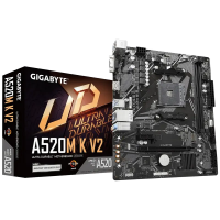 Placă de bază Gigabyte A520M K V2 AM4 Micro-ATX - AMD A520 | DDR4 SDRAM | 2x DIMM Placă de bază Gigabyte A520M K V2 AM4 Micro-ATX - AMD A520 | DDR4 SDRAM | 2x DIMM