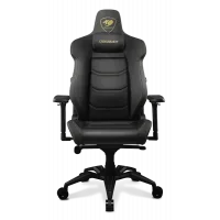 Scaun Gaming Cougar ARMOR EVO PVC Piele Negru/Auriu - Oțel | Clasa 4 | 139