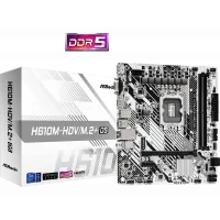 Материнская плата ASRock H610M-HDV/M.2+ D5 LGA1700 Micro-ATX - Intel H610 | DDR5 SDRAM | 2x DIMM