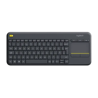 Tastatură Logitech K400 Plus Negru - Fără fir | Engleza Tastatură Logitech K400 Plus Negru - Fără fir | Engleza