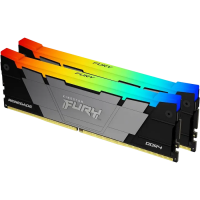 Оперативная память Kingston FURY Renegade RGB FURY Beast 64 ГБ Серый | Чёрный - DDR4 SDRAM | 3200 МГц | 2x 32 ГБ