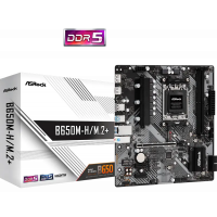 Placă de bază ASRock B650M-H/M.2+ AM5 Micro-ATX - AMD B650 | DDR5 SDRAM | 2x DIMM Placă de bază ASRock B650M-H/M.2+ AM5 Micro-ATX - AMD B650 | DDR5 SDRAM | 2x DIMM