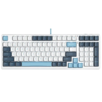 Tastatură A4Tech FS300 Mecanic Alb - Cu fir | Română,Rusă,Engleza