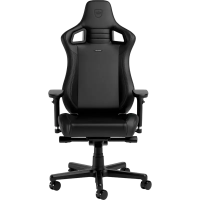 Игровое кресло Noblechairs Epic Compact Искусственная кожа Чёрный - Сталь | Класс 4 | 129.5 - 139.5 см