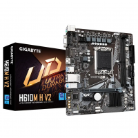 Placă de bază Gigabyte H610M H V2 LGA1700 Micro-ATX - Intel H610 | DDR5 SDRAM | 2x DIMM Placă de bază Gigabyte H610M H V2 LGA1700 Micro-ATX - Intel H610 | DDR5 SDRAM | 2x DIMM