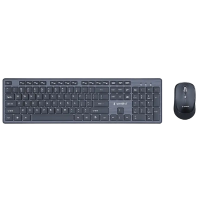 Set Tastatură + Mouse Gembird KBS-WCH-04-RU Membrană Negru - Fără fir | Engleza,Rusă