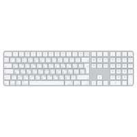 Tastatură Apple Magic Keyboard with Touch ID MXK73RS/A Membrană Alb - Fără fir | Rusă
