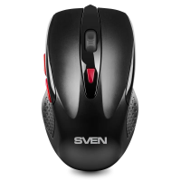 Mouse SVEN RX-450W Negru - Optical | 3200 dpi | Fără fir
