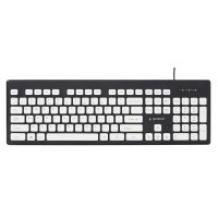 Tastatură Gembird KB-CH-01 Membrană Negru - Cu fir | Engleza