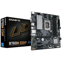 Placă de bază Gigabyte B760M D3HP LGA1700 Micro-ATX - Intel B760 | DDR5 SDRAM | 4x DIMM Placă de bază Gigabyte B760M D3HP LGA1700 Micro-ATX - Intel B760 | DDR5 SDRAM | 4x DIMM