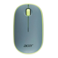 Мышь Acer AMR100 Синий - Оптический | 1600 dpi | Беспроводное