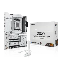 Материнская плата ASUS X870 MAX GAMING WIFI7 W AM5 ATX - AMD X870 | DDR5 SDRAM | 4x DIMM Материнская плата ASUS X870 MAX GAMING WIFI7 W AM5 ATX - AMD X870 | DDR5 SDRAM | 4x DIMM