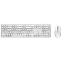 Set Tastatură + Mouse HP 650 Mecanic Alb - Fără fir | Engleza,Rusă