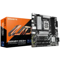 Материнская плата Gigabyte B860M DS3H LGA1851 Micro-ATX - Intel B860 | DDR5 SDRAM | 4x DIMM Материнская плата Gigabyte B860M DS3H LGA1851 Micro-ATX - Intel B860 | DDR5 SDRAM | 4x DIMM