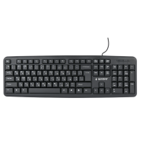 Tastatură Gembird KB-U-103-UA Membrană Negru - Cu fir | Ucraineană,Engleza