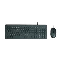 Клавиатура и мышь HP 150 Мембрана Черный - Проводное | Английский Клавиатура и мышь HP 150 Мембрана Черный - Проводное | Английский