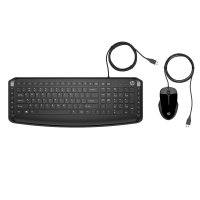 Клавиатура и мышь HP Pavilion 200 Мембрана Черный - Проводное | Русский,Английский