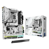 Placă de bază ASRock B860 STEEL LEGEND WIFI LGA1851 ATX - Intel B860 | DDR5 SDRAM | 4x DIMM Placă de bază ASRock B860 STEEL LEGEND WIFI LGA1851 ATX - Intel B860 | DDR5 SDRAM | 4x DIMM
