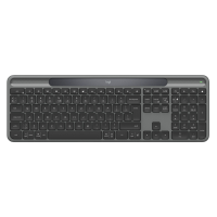 Tastatură Logitech Signature Slim Solar K980 Membrană Negru - Fără fir | Engleza