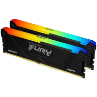 Оперативная память Kingston FURY Beast RGB, DDR4 SDRAM, 3200 МГц, 32 ГБ, KF432C16BB12AK2/32WP Оперативная память Kingston FURY Beast RGB, DDR4 SDRAM, 3200 МГц, 32 ГБ, KF432C16BB12AK2/32WP