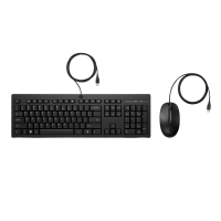 Клавиатура и мышь HP 225 Combo G2 Мембрана Черный - Проводное | Английский,Русский Клавиатура и мышь HP 225 Combo G2 Мембрана Черный - Проводное | Английский,Русский