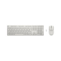Set Tastatură + Mouse HP 490C Plunger Alb - Fără fir | Rusă,Engleza