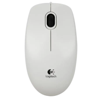 Mouse Logitech B100 Alb - Optical | 800 dpi | Cu fir Mouse Logitech B100 Alb - Optical | 800 dpi | Cu fir
