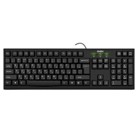 Tastatură SVEN KB-S300 Membrană Negru - Cu fir | Engleza,Rusă