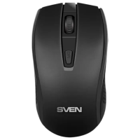 Mouse SVEN RX-220W Negru - Optical | 1600 dpi | Fără fir