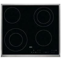 Plita incorporabilă electrică AEG HK634021XB Negru - 6.3 kW | Vitroceramică