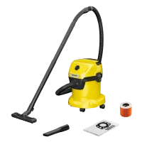 Пылесос Karcher WD 3 V-15/4/20 Жёлтый - Сухая,Влажная | 200 Вт | Мешок | 15 л Пылесос Karcher WD 3 V-15/4/20 Жёлтый - Сухая,Влажная | 200 Вт | Мешок | 15 л