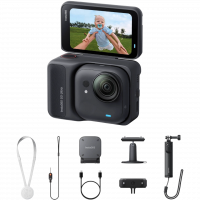 Cameră Video Sport Insta360 GO Ultra Creator Negru - 3840 x 2160 | 240 fps | CMOS | f/2.8 | 1/1.28