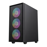 Компьютерный корпус Gamemax STORM Mini-Tower Черный - Без блока питания | Металл | RGB