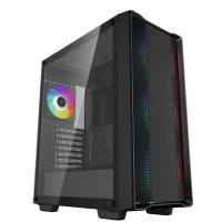 Carcasă PC Deepcool CC560 ARGB V2 Midi-Tower Negru - Fără PSU | ABS Plastic,Oțel Carcasă PC Deepcool CC560 ARGB V2 Midi-Tower Negru - Fără PSU | ABS Plastic,Oțel