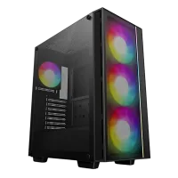 Carcasă PC Deepcool MATREXX 55 MESH V4 Midi-Tower Negru - Fără PSU | ABS Plastic,Oțel,Sticlă călită Carcasă PC Deepcool MATREXX 55 MESH V4 Midi-Tower Negru - Fără PSU | ABS Plastic,Oțel,Sticlă călită