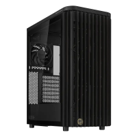 Carcasă PC ASUS ProArt PA401 Wood TG Midi-Tower Negru - Fără PSU | Metal